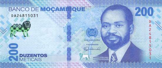 Mosambik p158a 200 Meticais 2024